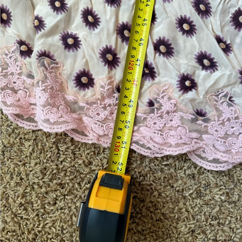 FARM Rio Glam Tapestry Burgundy Laces Short Sleeve Maxi Dress - Image 14