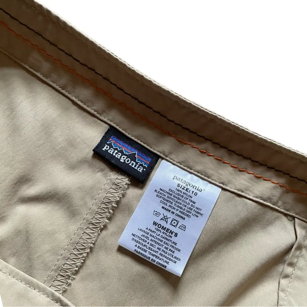 Patagonia Athletic A-Line Quick Dry Hiking Shorts Skort Mini Skirt Women’s 10 A3 - Image 4