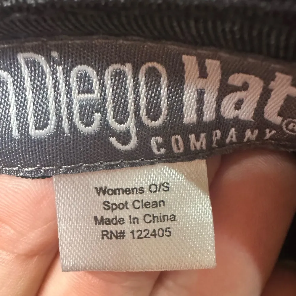 San Diego Hat Black Pioneer Faux Suede Fedora NEW - Image 5