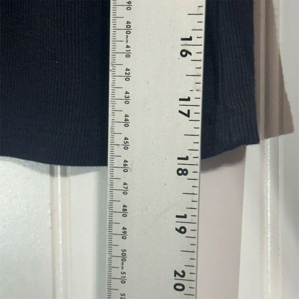 Marine Layer Women’s Black Tee S Soft Modal‎ Cotton Fitted Minimalist Y2K Basic - Image 5