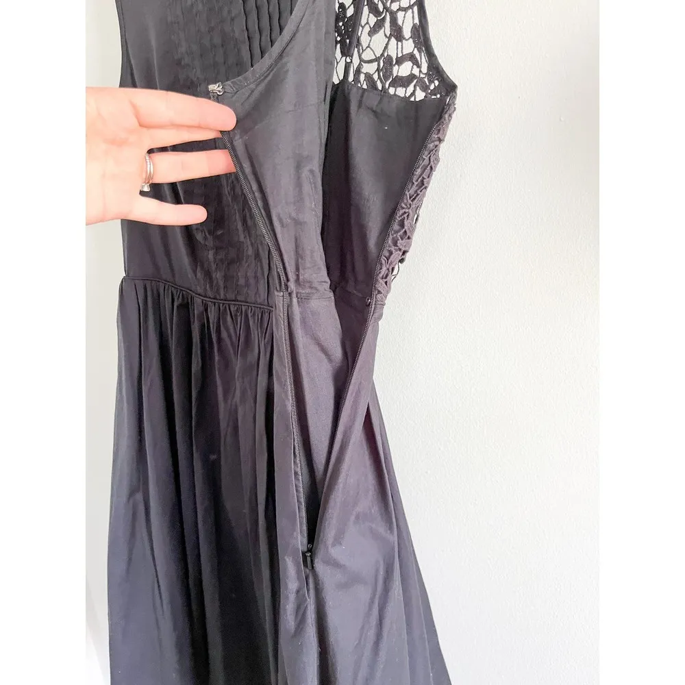 Anthropologie | Moulinette Soeurs | Sweet Enticement Dress | Navy Blue| Sz 4 - Image 5