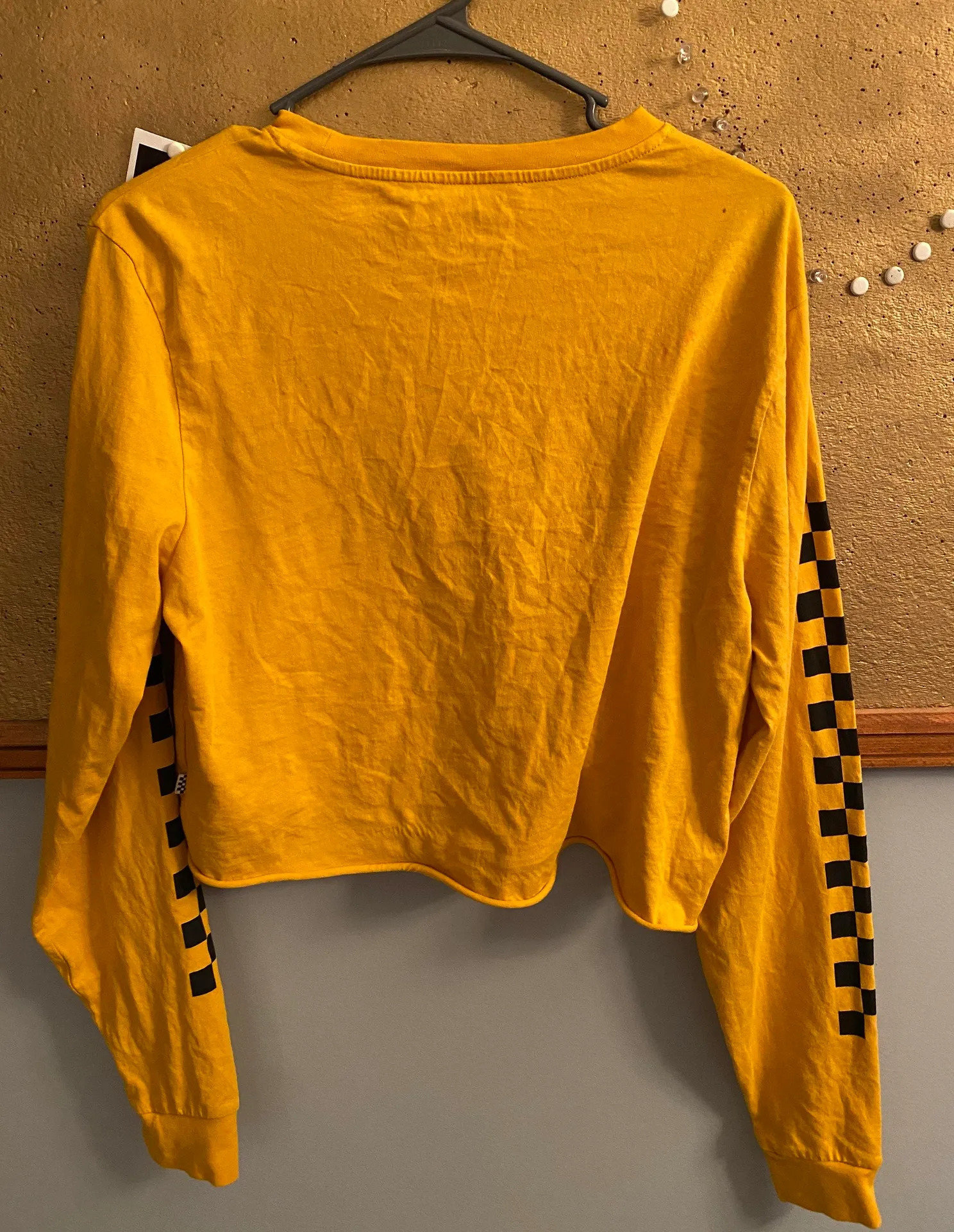 Women’s  Long Sleep Crop Top - Image 2