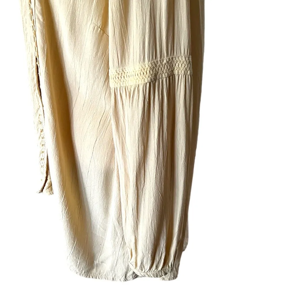 Logo lavish pin tucked front Rayon Blouse. SZ. 1X - Image 4