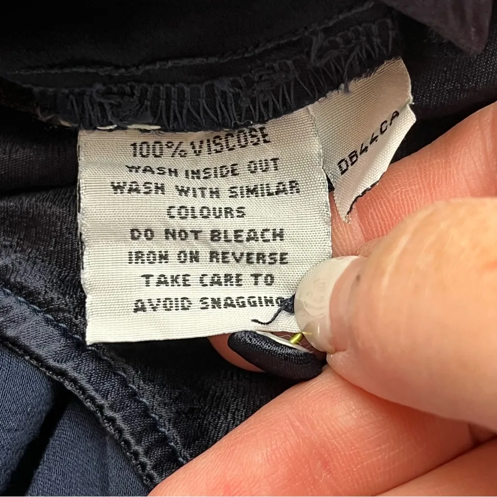 BHLDN Anthropologie Ghost London‎ Alexia Dress Womens Size Medium Blue NEW *FLAW - Image 6