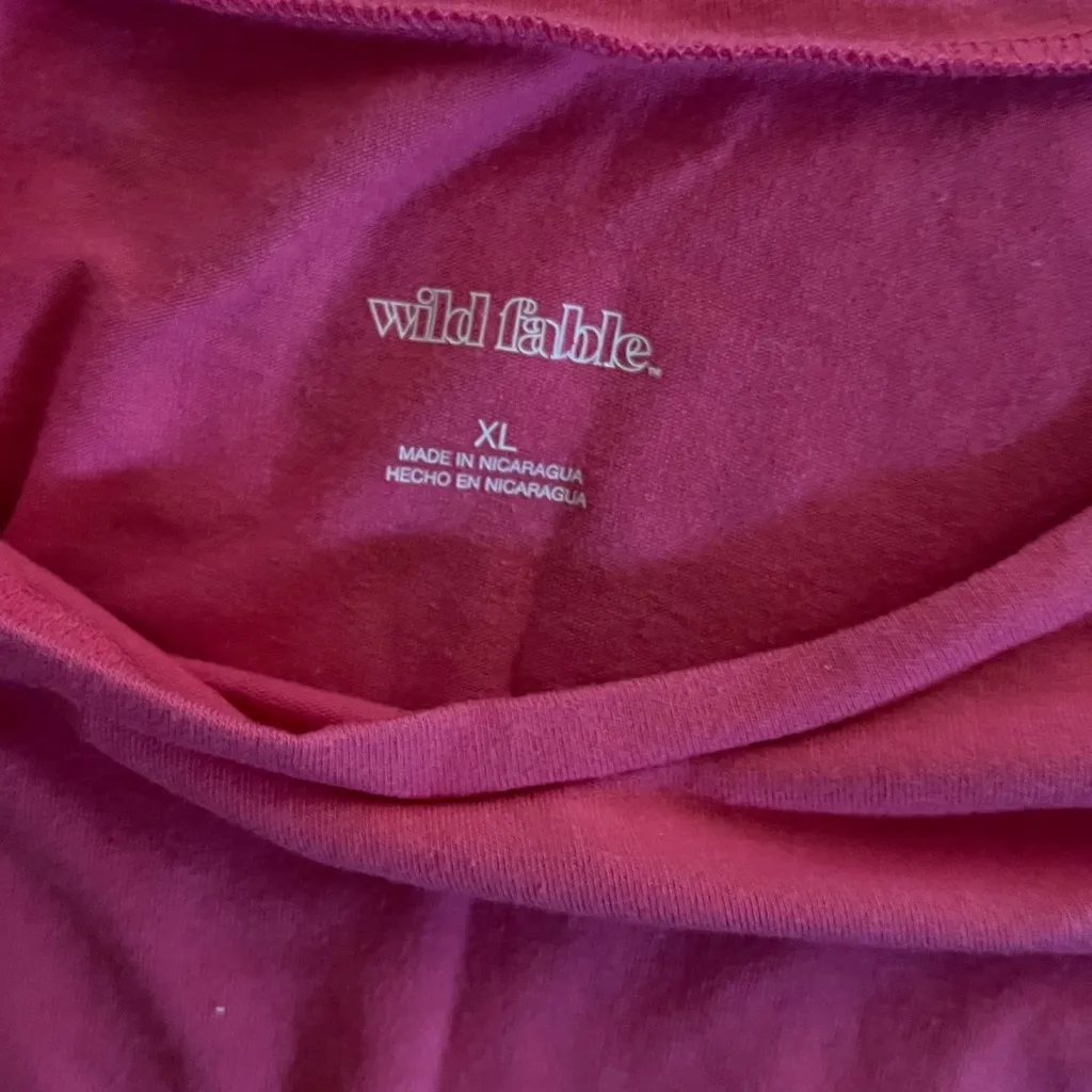 Wild Fable Hot Pink Crop Top - Image 5