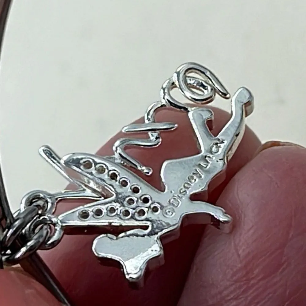 Disney Tinker bell, Pixies , Crystal 8” bracelet Silver - Image 5
