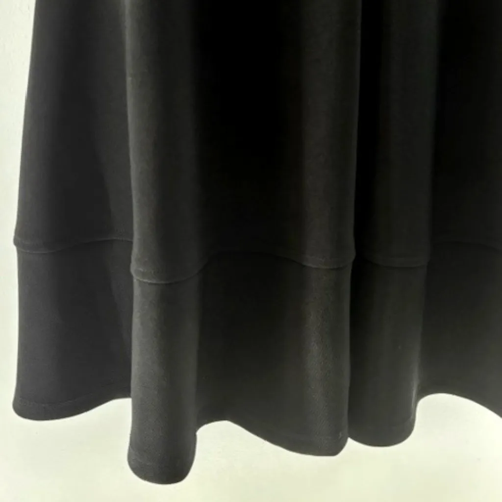 Emerald Sundae Dress Women Junior L Black Mesh Cutout Halter Sexy Swing Gold Zip - Image 6