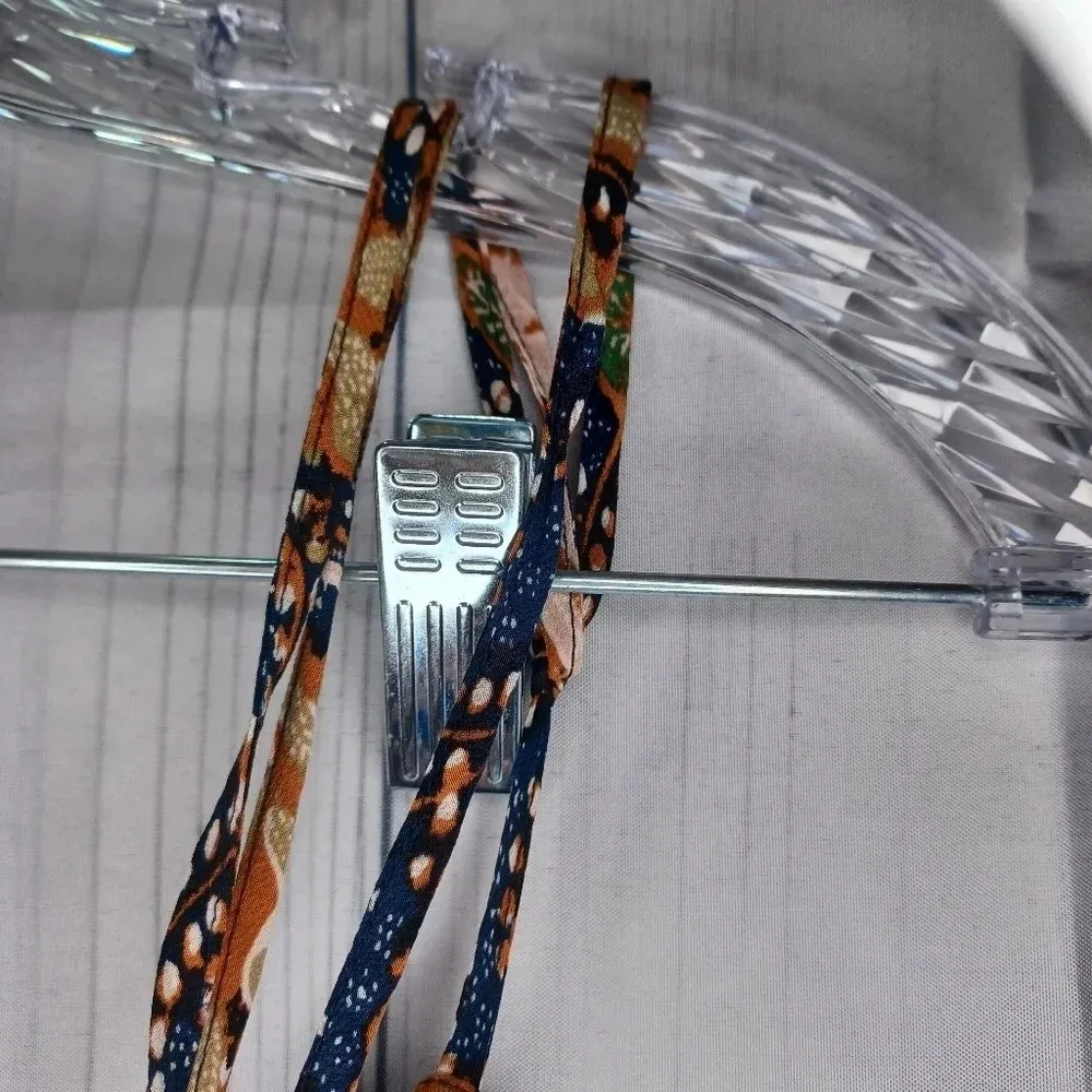 Madewell 100% silk cropped off the shoulder boho top - Image 5