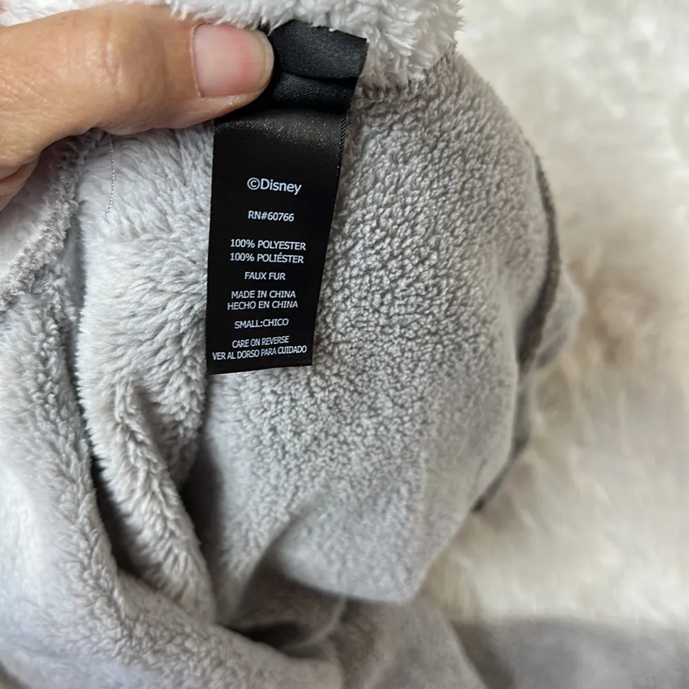 Disney Mickey Mouse Sherpa Fleece Hoodie Sz M - Image 7