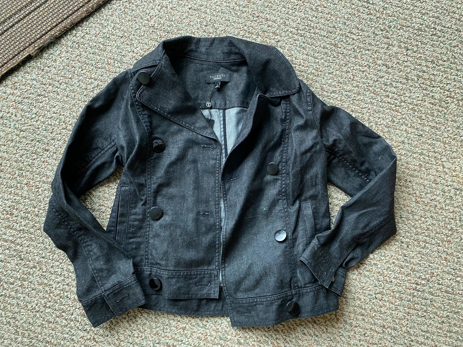 Black Denim Jacket NWT - Image 6