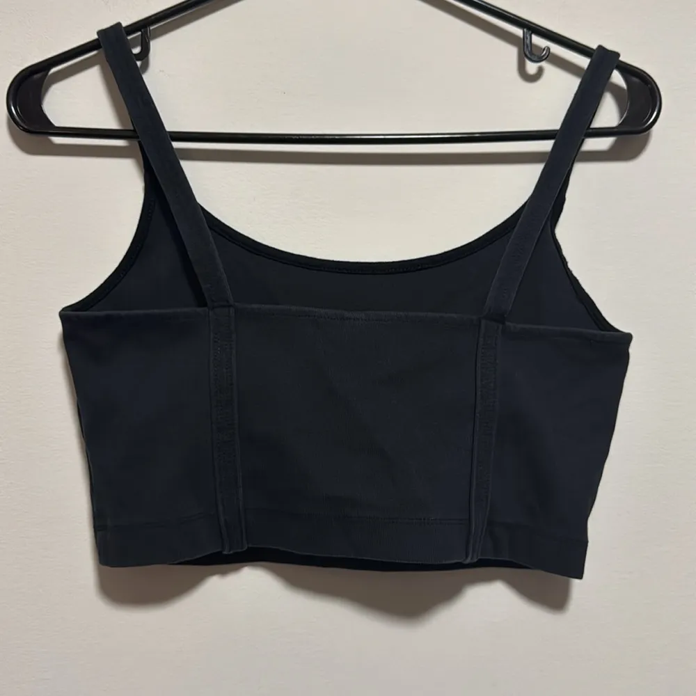 The Group Babaton Black Crop Tank Top in Medium - Image 4