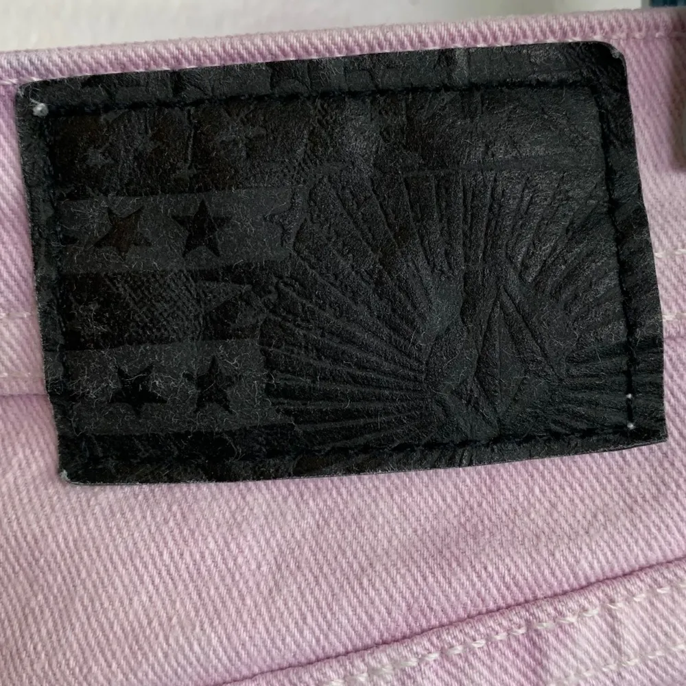 Volcom High Voltage Lavender Tie Dye Cut Off Shorts - Image 7