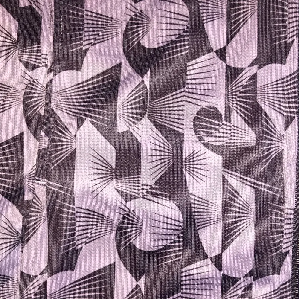 Saucony Jacket Womens Small Lightweight Running Hiking Gym Zipper Geometric - Image 6