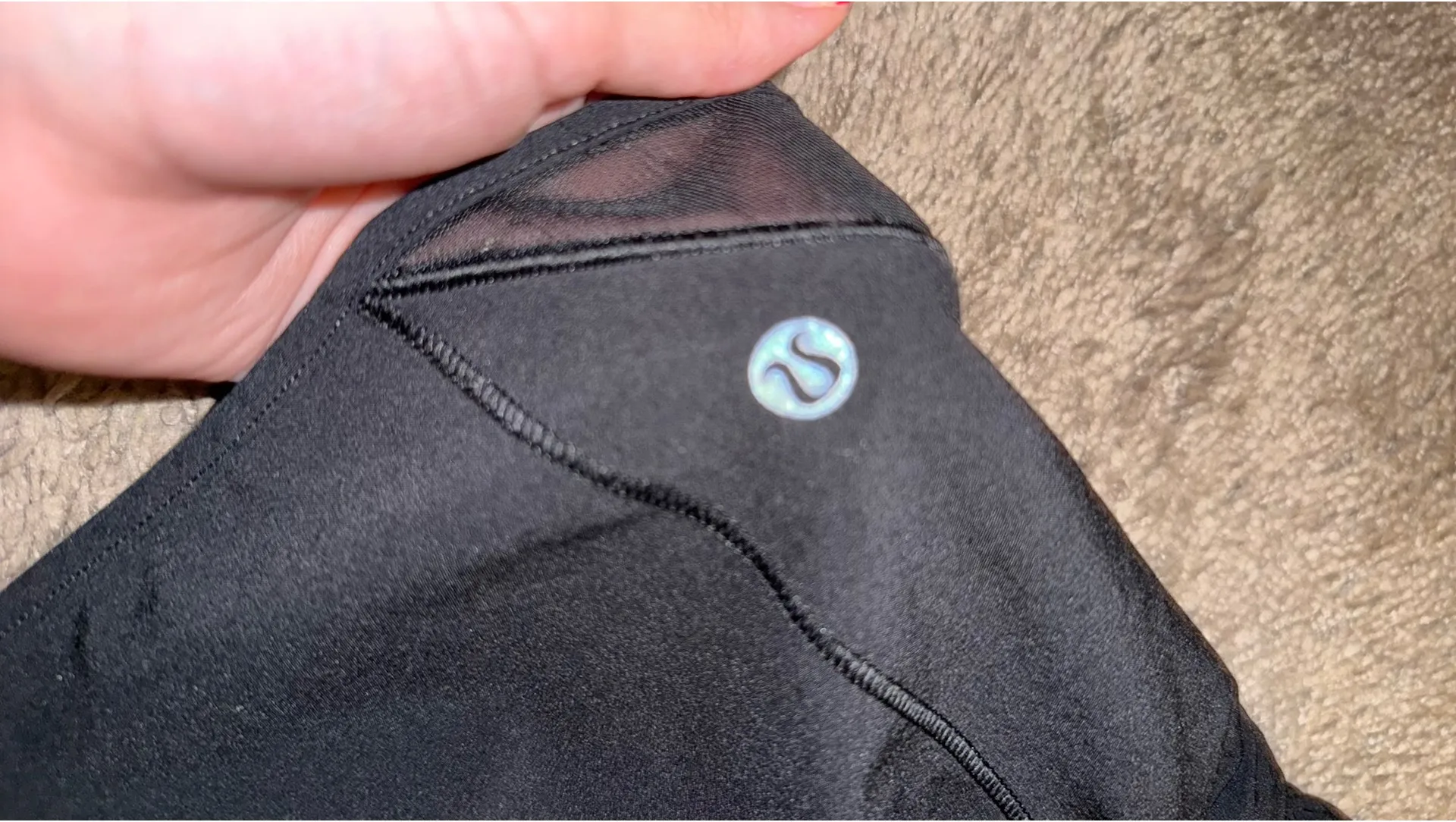 Black Lululemon Hotty Hot Shorts 2.5" - Image 4