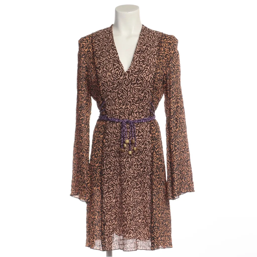 Nanushka Suki Rope Belted Graphic Animal Print Mini Dress Size L - Image 2