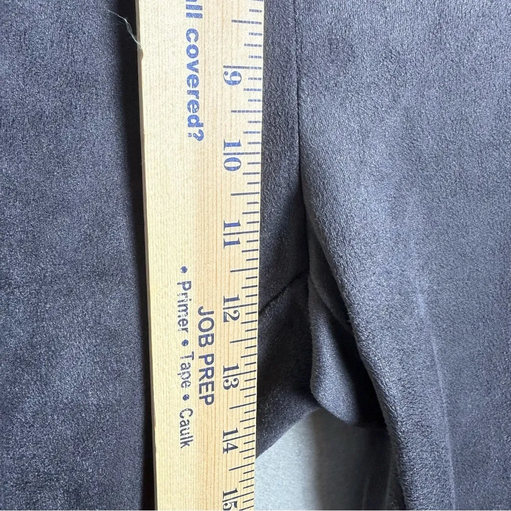 J.Mclaughlin Lori Legging Women's Ultra Soft Faux Suede Gray Size L Brand New - Image 12