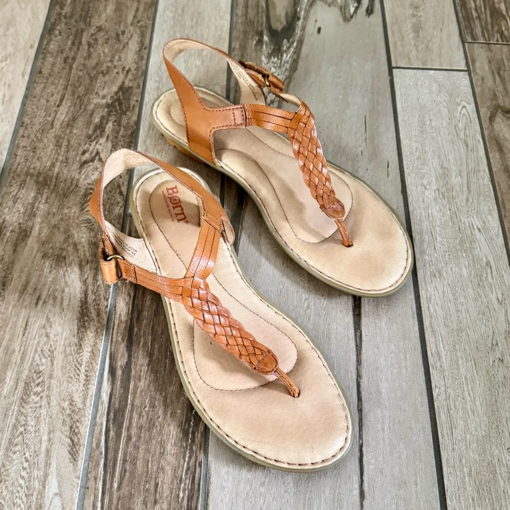 BORN Yarrow Braided Leather Ankle T - Image 13