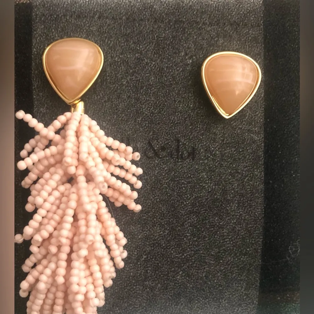 Stella & Dot light pink 2 in 1 earnings - Image 2