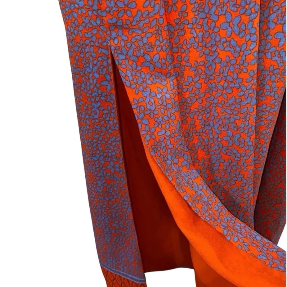 NWT Chelsea & Violet Maxi Dress Small Deep V Tie Strap Festival Cottagecore - Image 4