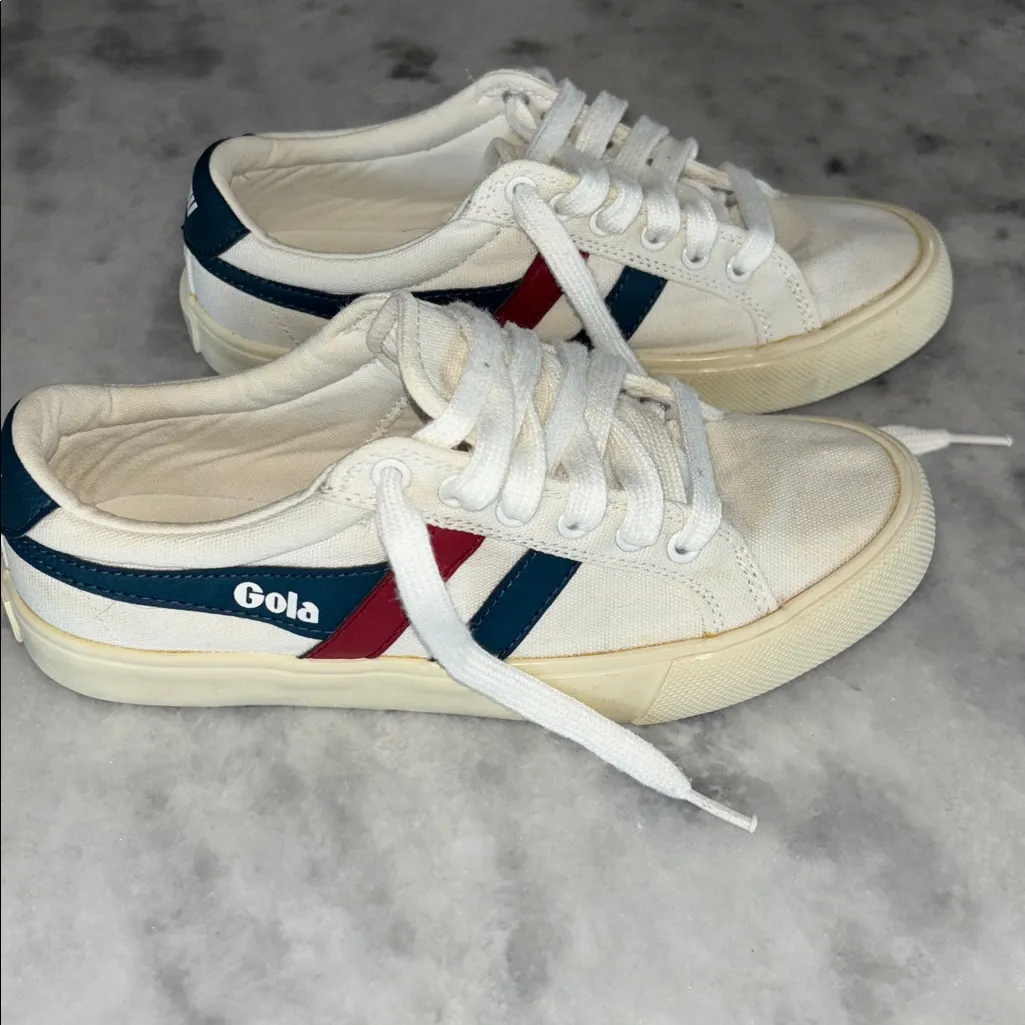 Gola Classic Varsity Sneakers White Size 6 - Image 2