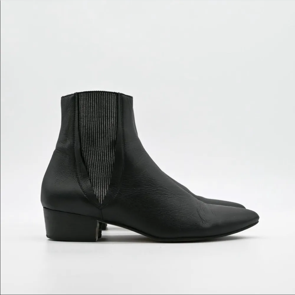 Pure Navy Hubert Leather Chelsea Boot Black Size 7.5‎ - Image 9