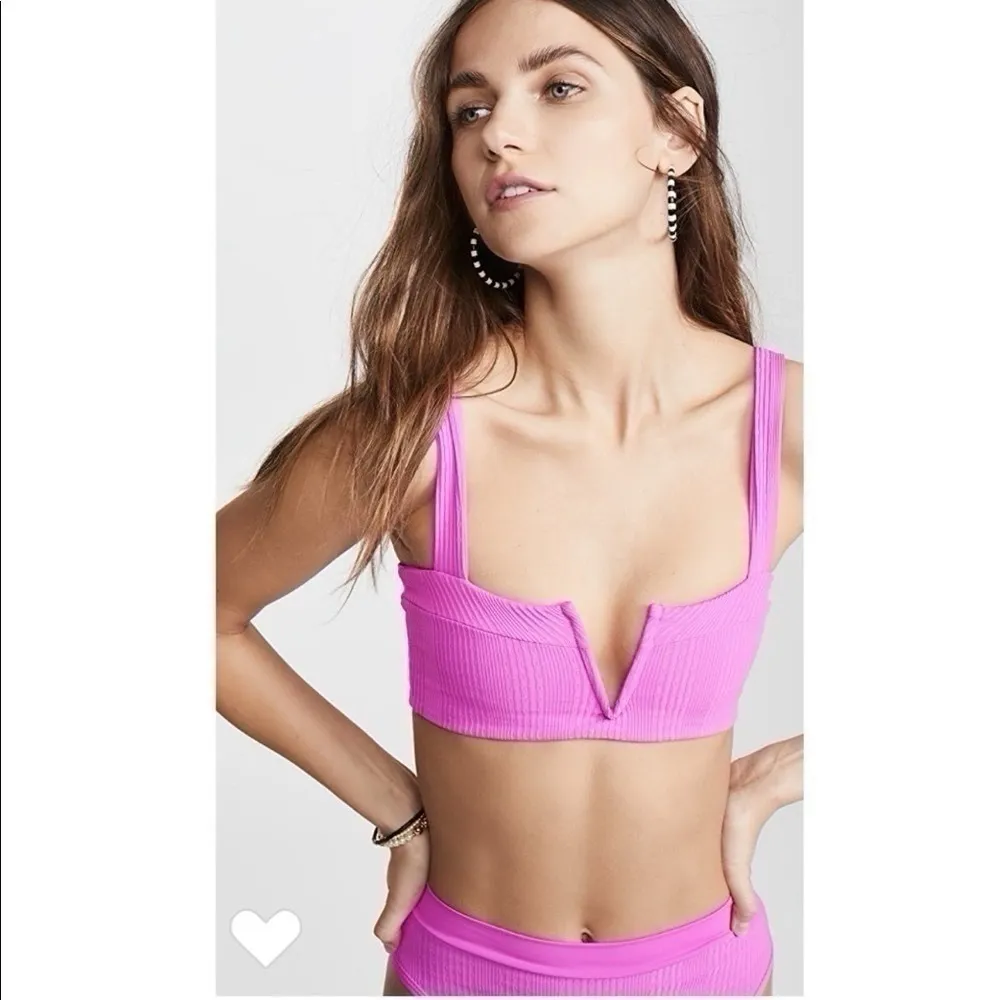 NEW L*Space Pointelle Rib Frenchi Bikini Bottom ONLY XS - Image 7