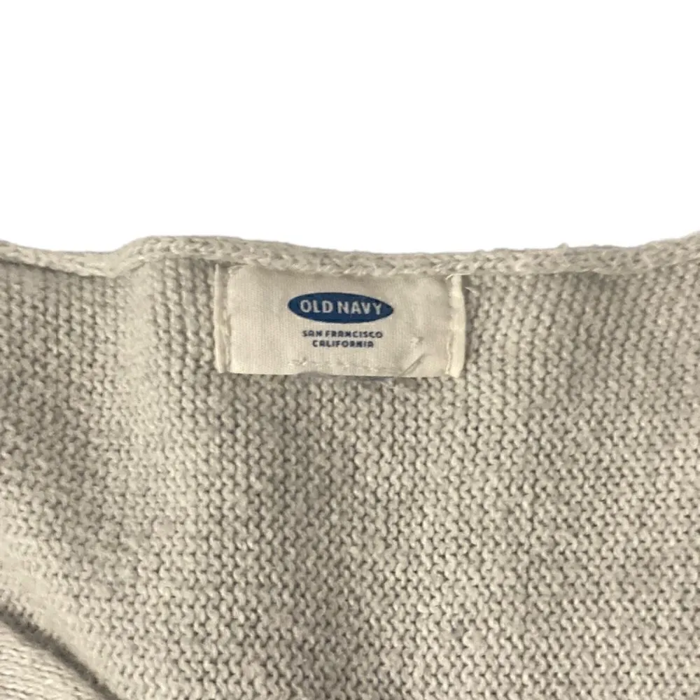 Old Navy Lightweight Grey Boat Neck Sweater - Image 2