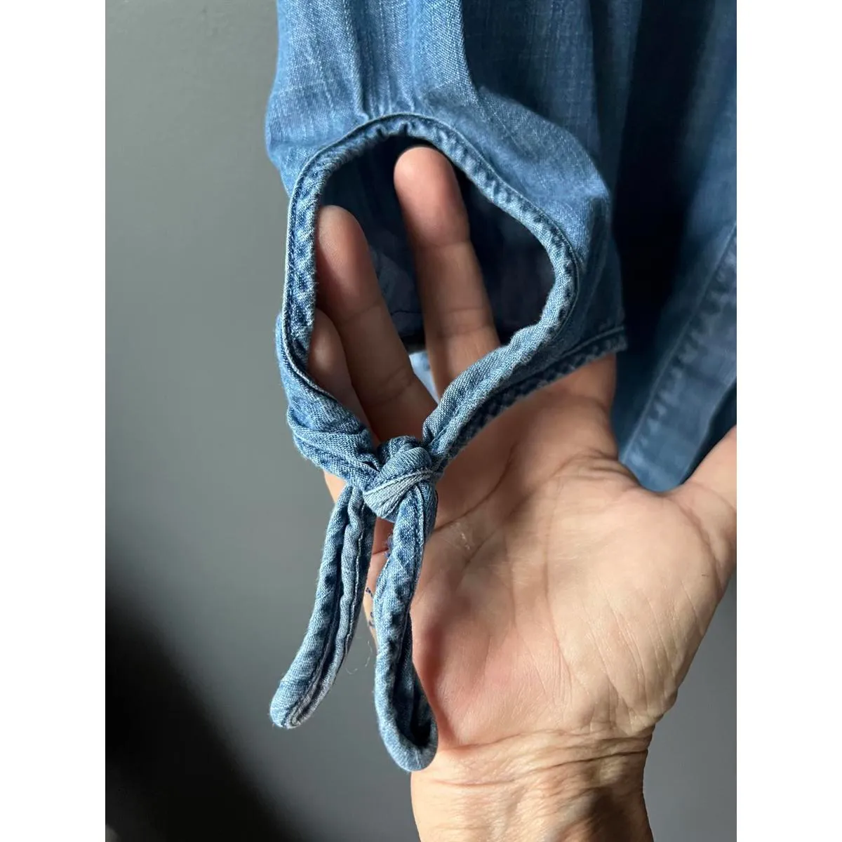 Madewell Women's Denim Blouse XXS - Image 4