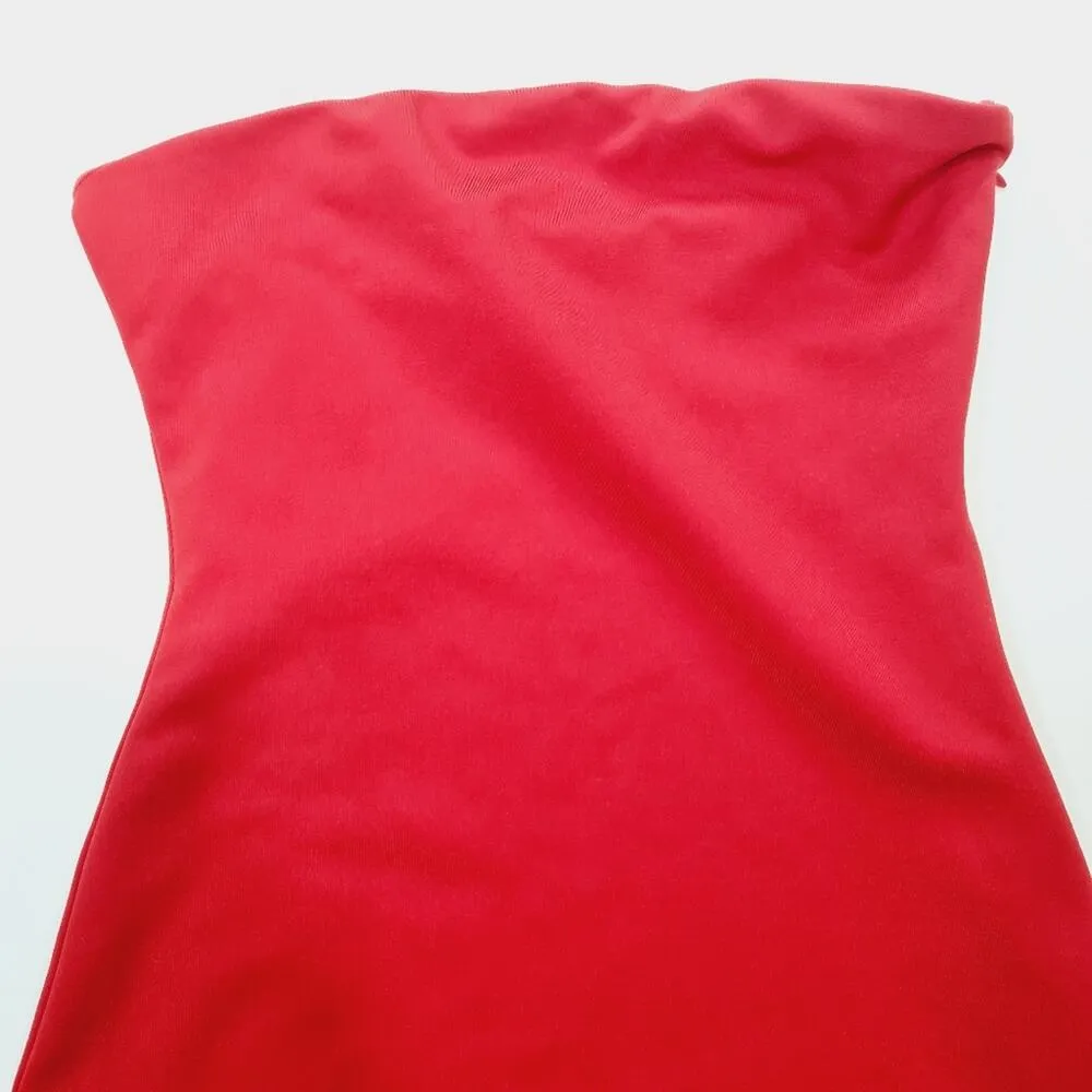 Superdown Izzy Ruffle Maxi Dress in Red XS - Image 5