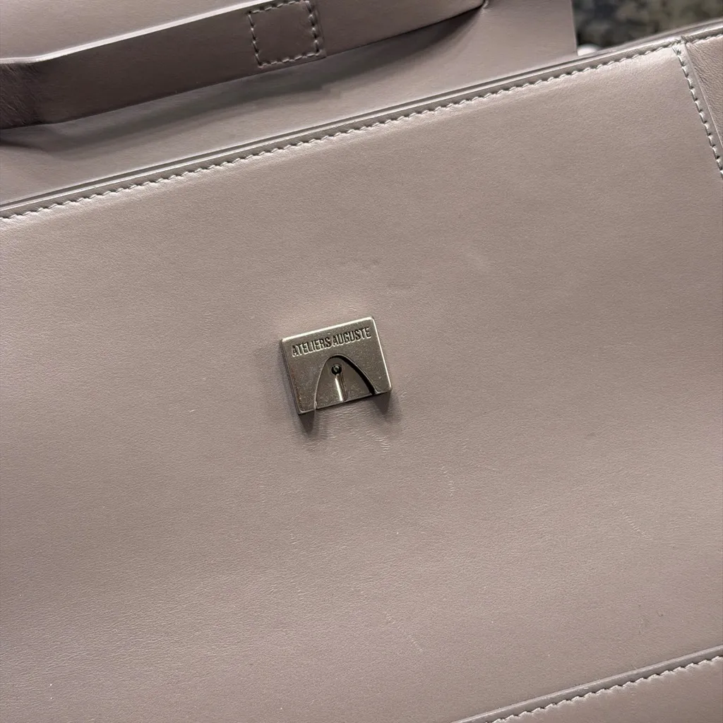 Ateliers Auguste The Marly Bag Taupe Box Leather Gray - Image 4