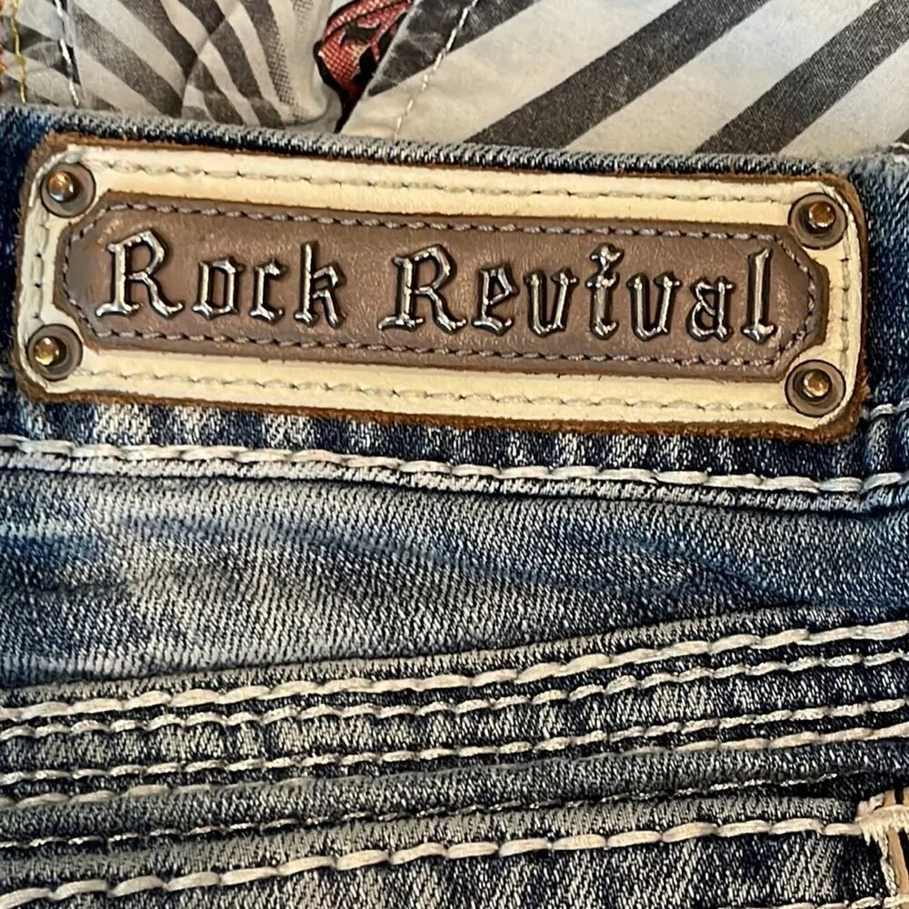Rock Revival  Coe Boot Cut Jeans Size 28 - Image 9