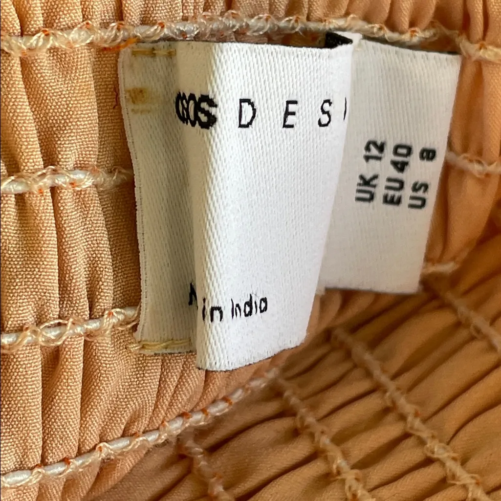 ASOS Floral Long Sleeve Smocked Dress - Off shoulder - Image 6