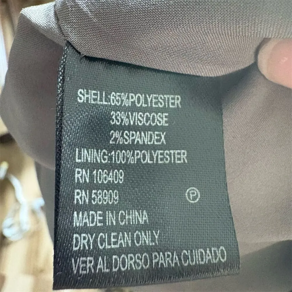 Antonio Melani Grayish Brown Sleeveless Sheath Dress Size 0 Career Wear - Image 5