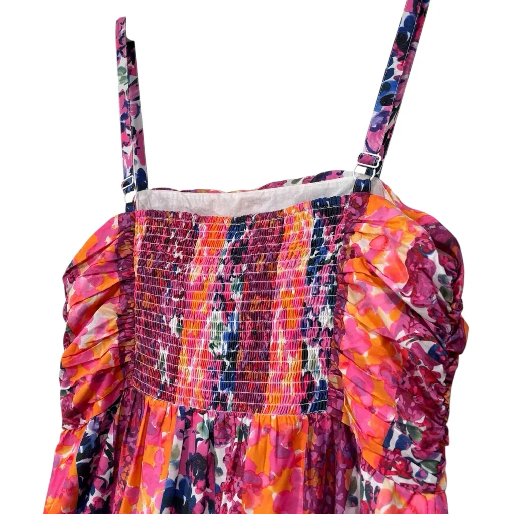 French Connection Carrie Era Floral Square Neck Sleeveless Midi Dress Sz 14 NWT - Image 14