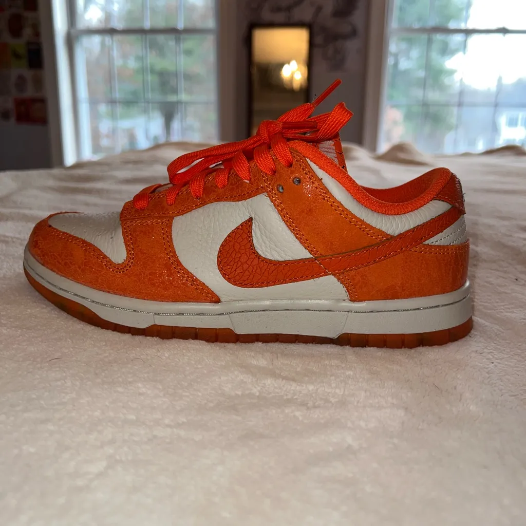 Nike Womens  Orange dunks - Image 4