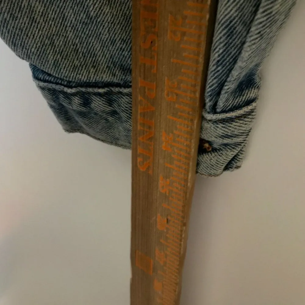 90s Vintage Harley Davidson Motorcycles Adult Extra Large Blue Denim Jacket XL - Image 16