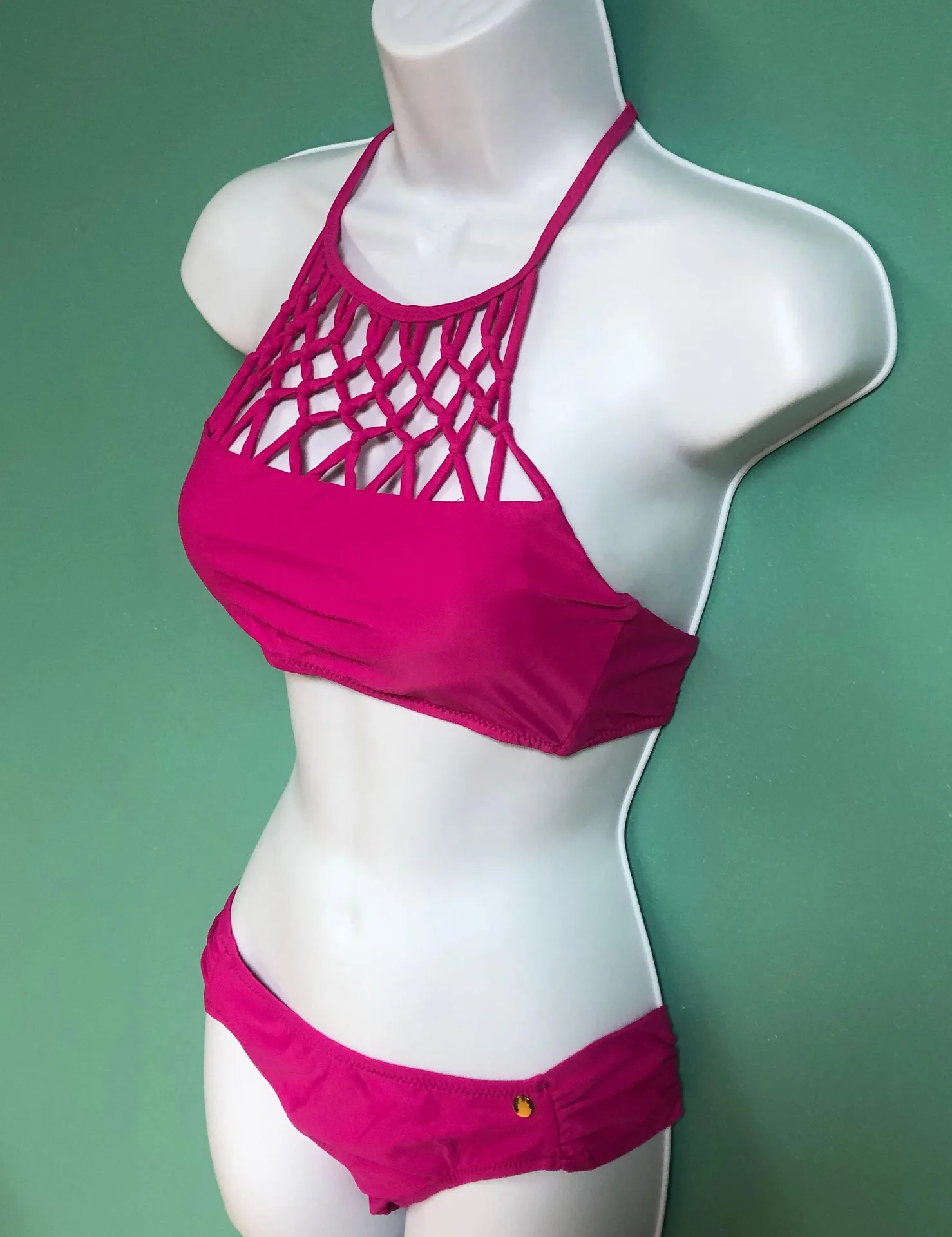 Raisins Hot Pink Bikini Set - Image 3