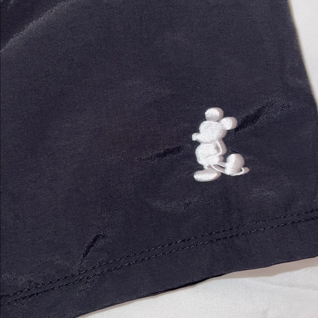 Disney Black Nylon Shorts Size XL - Image 2
