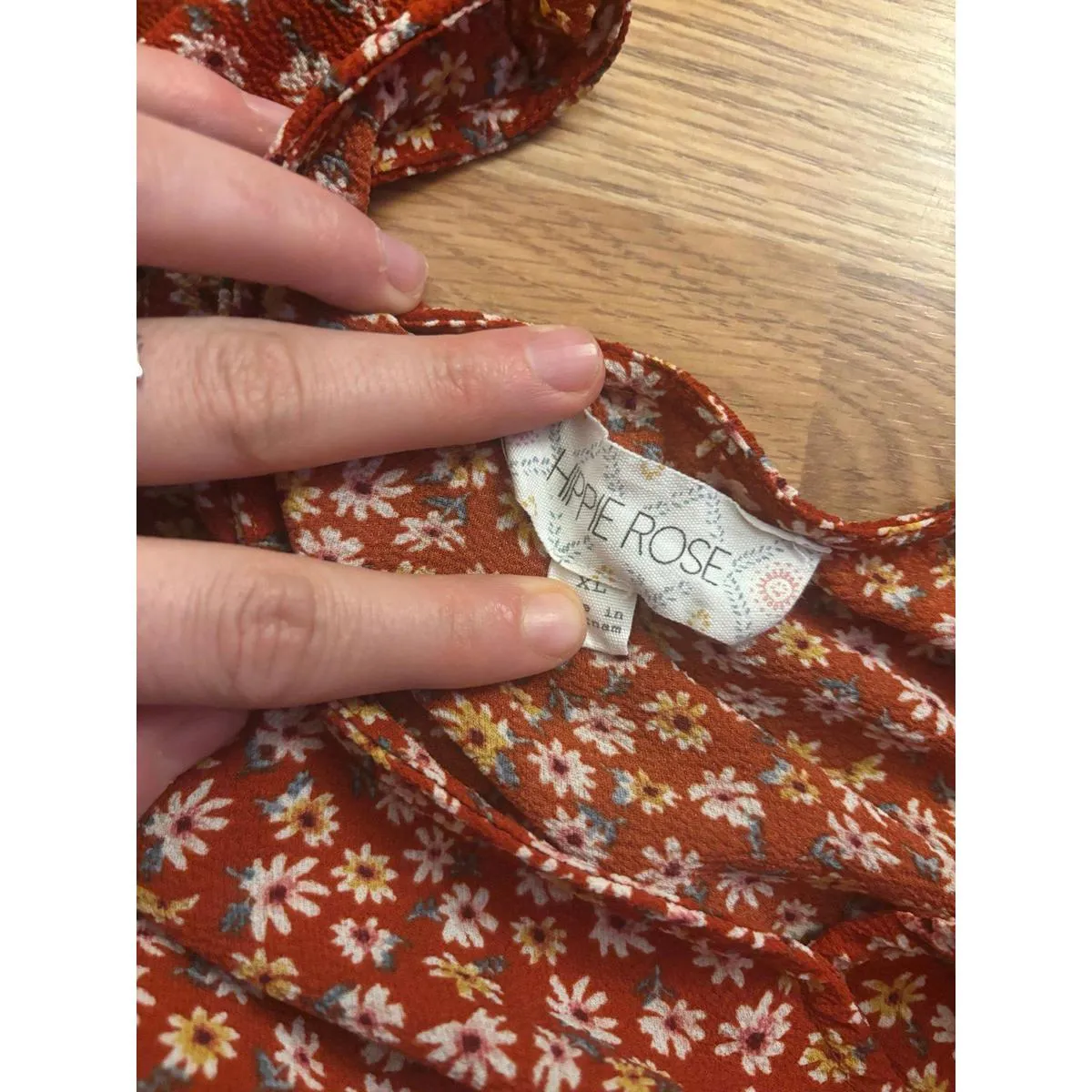 Floral Sheer Top Size XL - Image 5