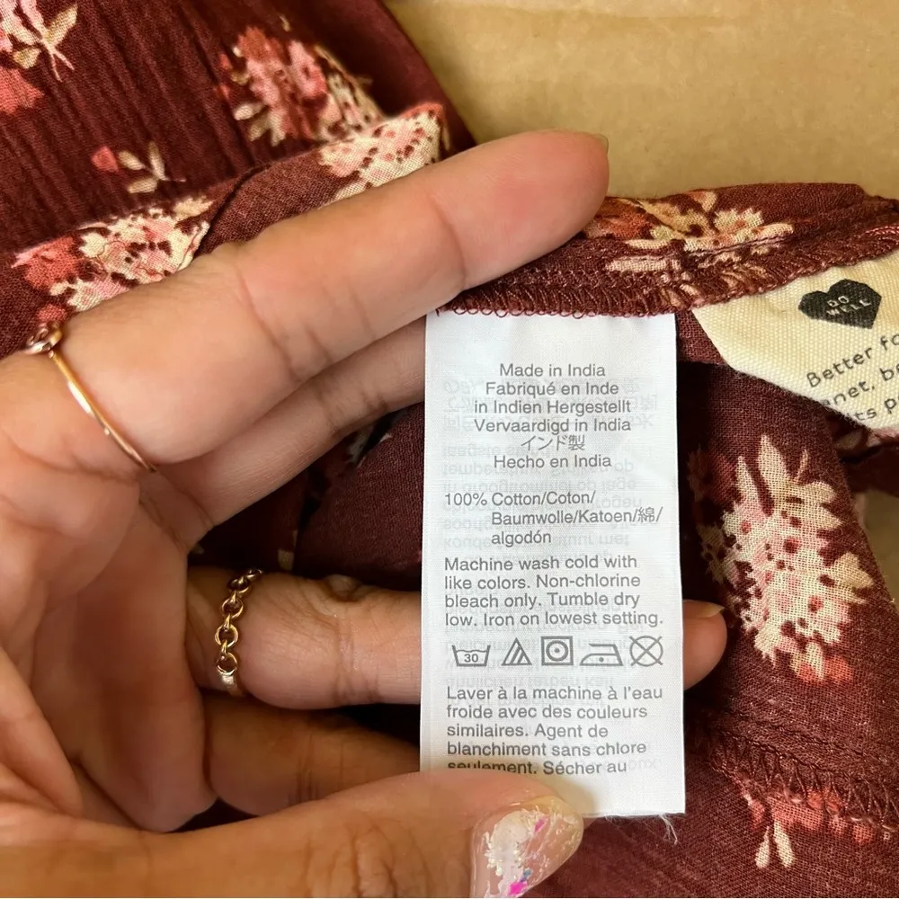 Madewell Ladder-Trim Ruffle Top in Homestead Bouquet - Image 8