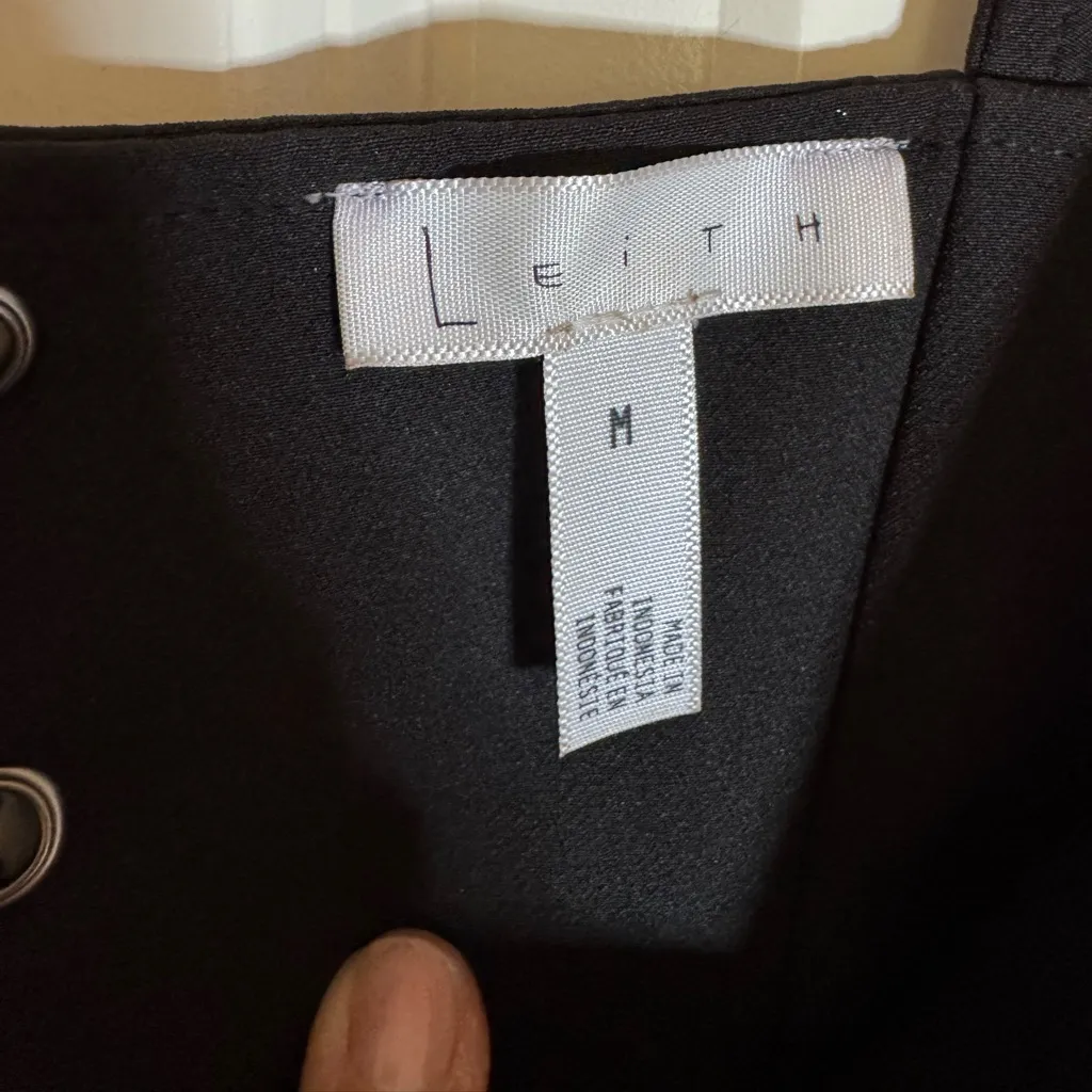 Leith Black Bustier, Corset Top Size‎ M - Image 4