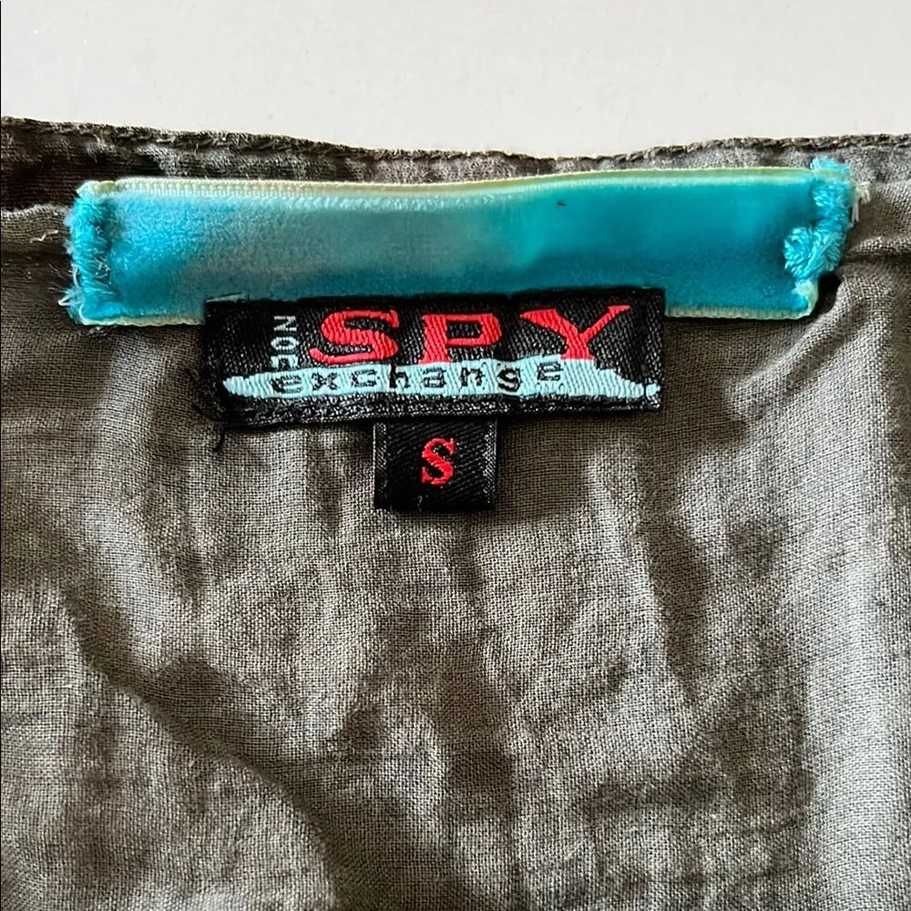 Spy Zone Exchange Camo A Line Skirt With Embellished Waist Line Green - Image 2