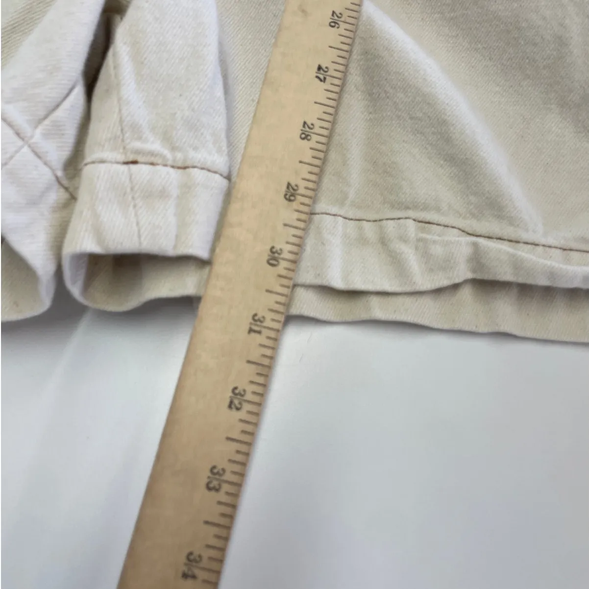 A.P.C. Romper Womens 34 X Small Off White Amelie Button Up Collared Cotton‎ Size XS - Image 7