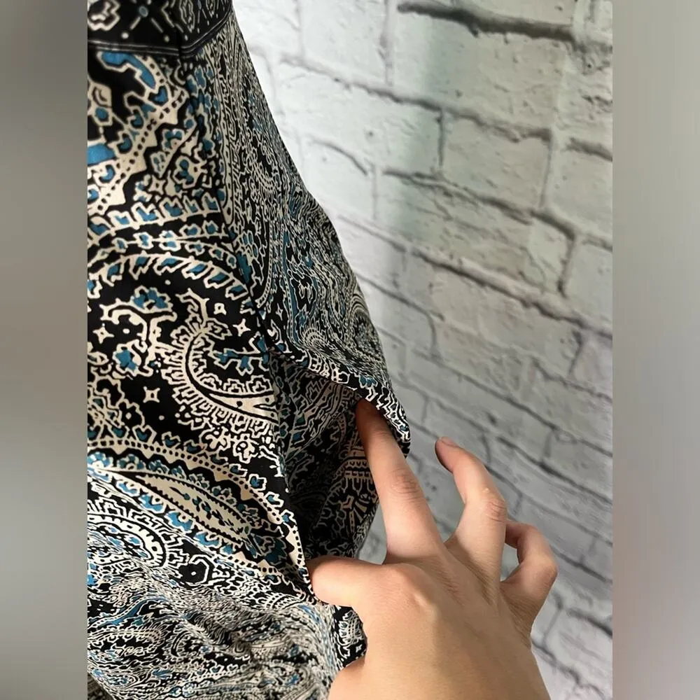 Croft and borrow sleeveless paisley A line dress size 10 petite new with tag - Image 4