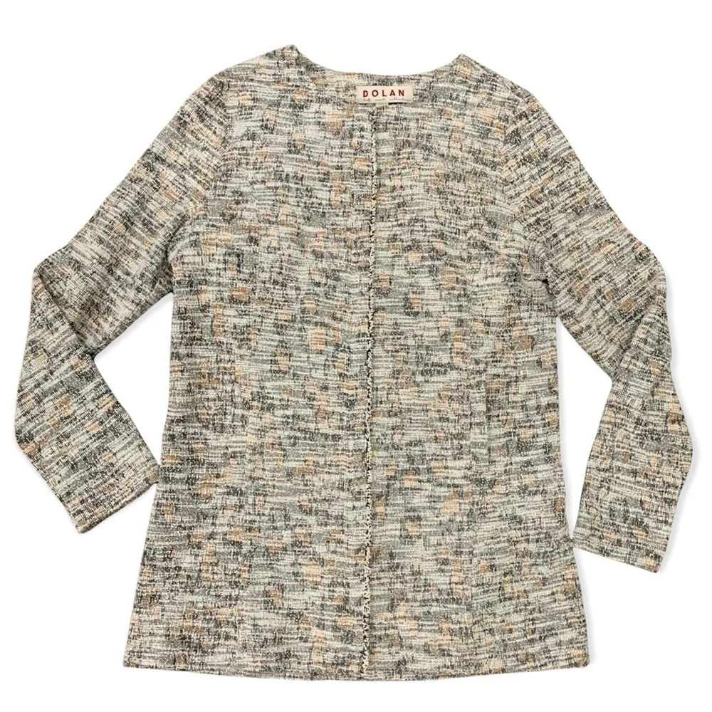 Anthropologie Dolan Leopard Longline tweed jacket - Image 3