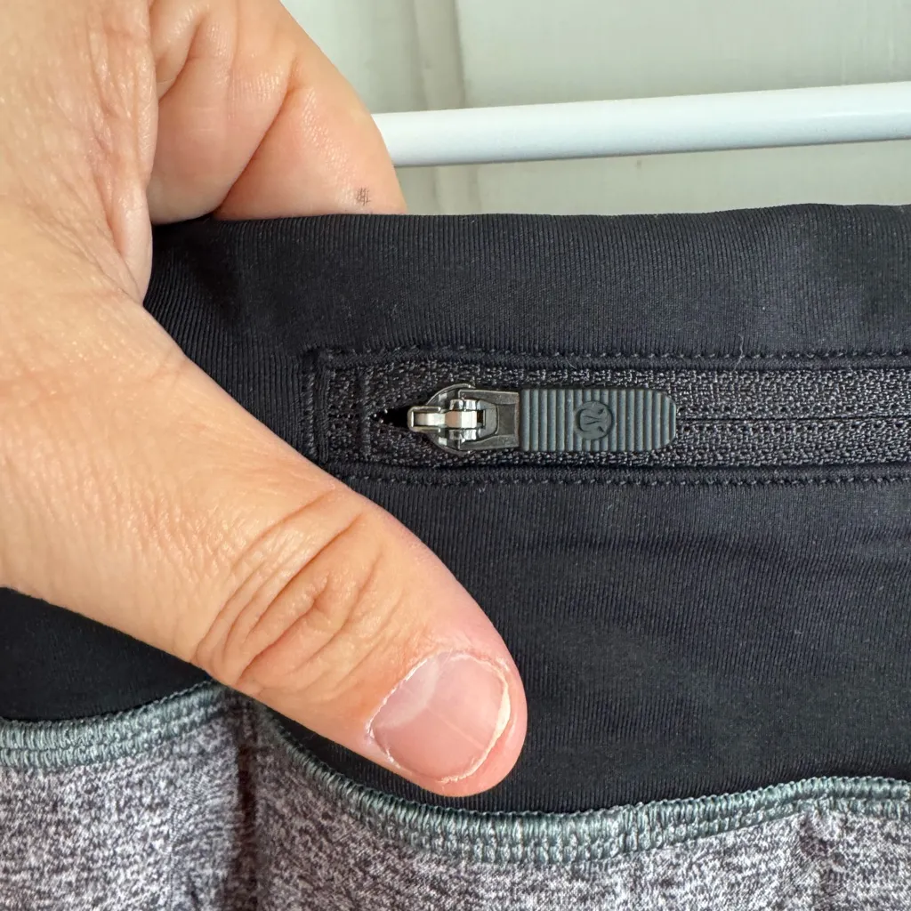 Lululemon Pace Rival Heather gray/black skirt size 6 - Image 6