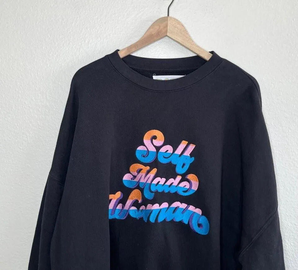 Good American x The B Project Self Made Human Black Sweatshirt 6 (3X) - Image 3