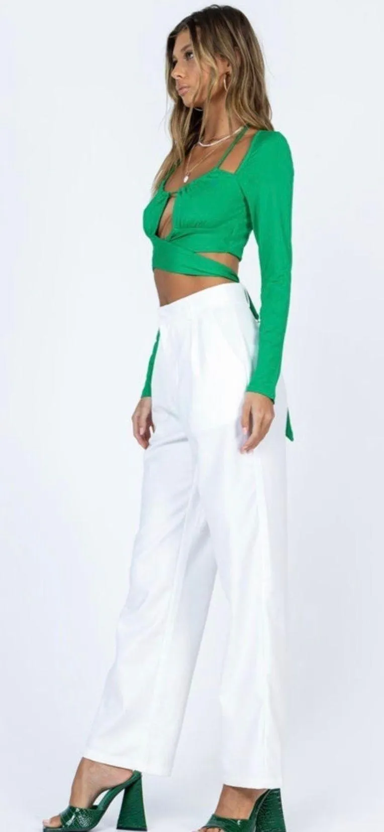 Princess Polly Mariah Pants White - Image 2