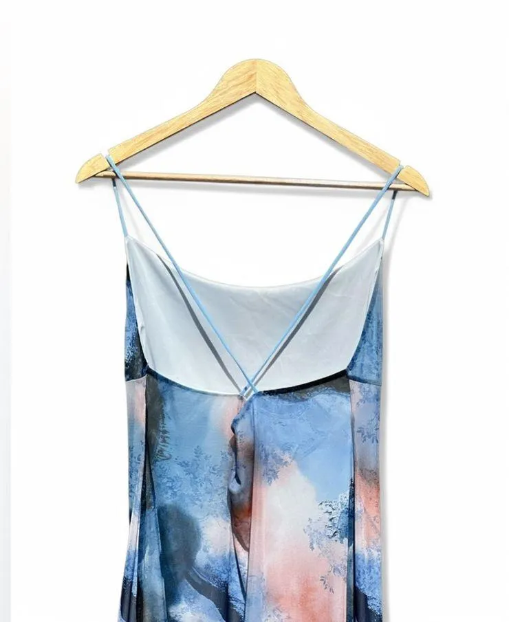 ASOS Design Mesh Cami Mini Dress With Cross Back NWT - Image 8