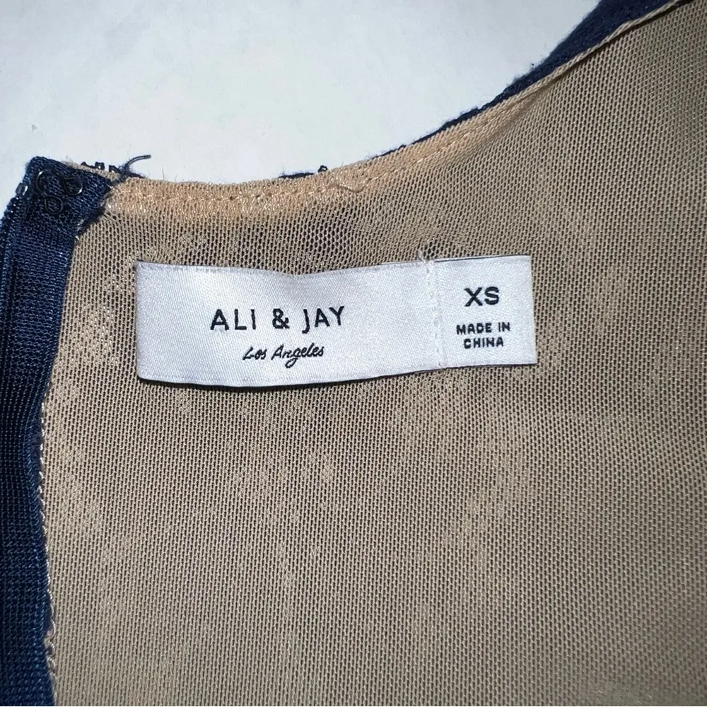 Ali & Jay sleeveless skater dress navy blue xs - Image 8